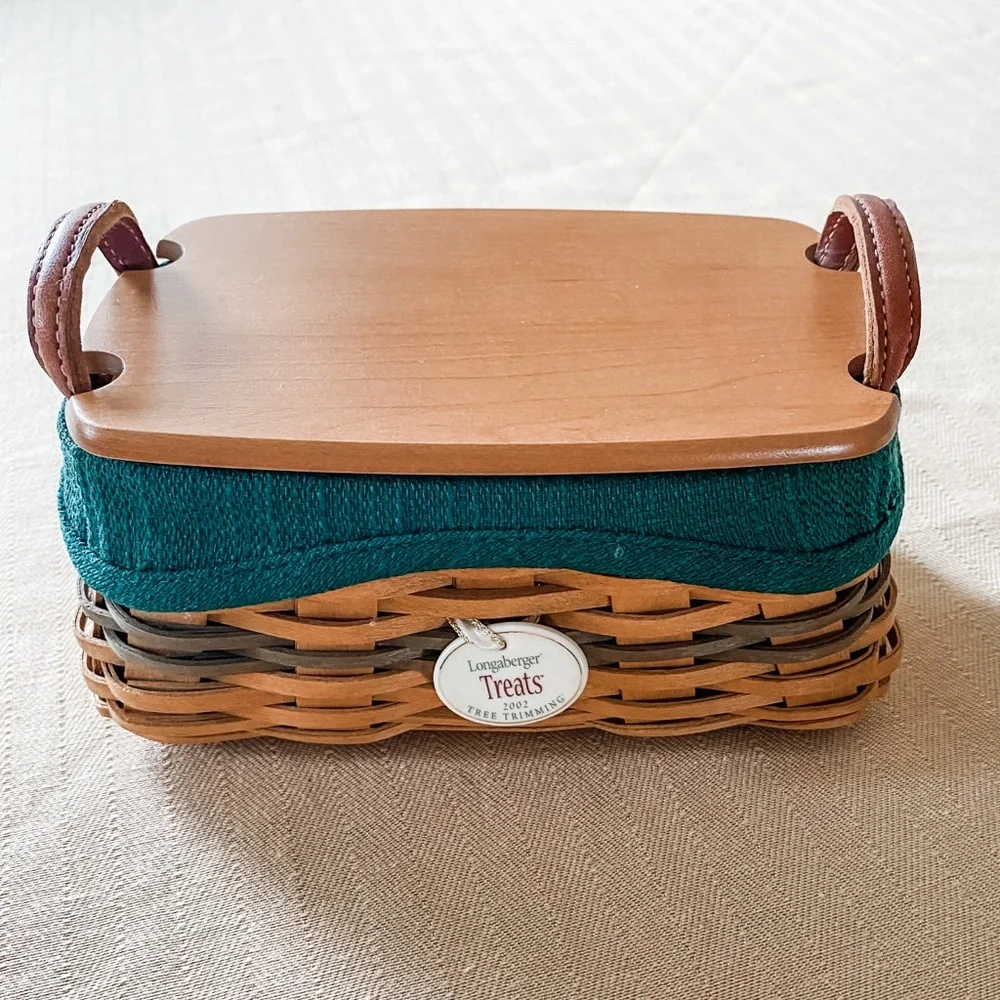 Longaberger Treats Basket with Liner and Protector